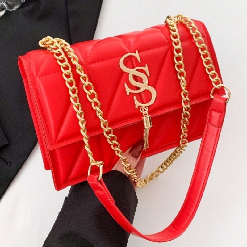 2026 New Year Textured Chain C – Luxury Quilted Bags recenzja i cena