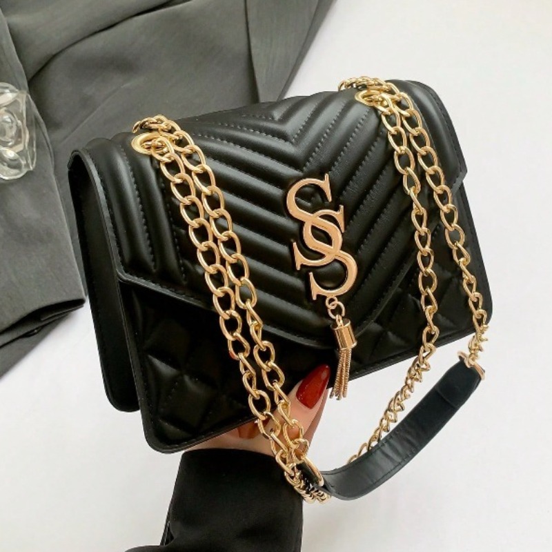 2026 New Year Textured Chain C – Luxury Quilted Bags recenzja i cena