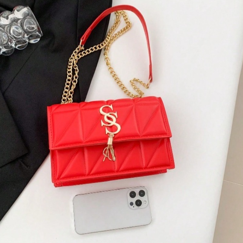 2026 New Year Textured Chain C – Luxury Quilted Bags recenzja i cena
