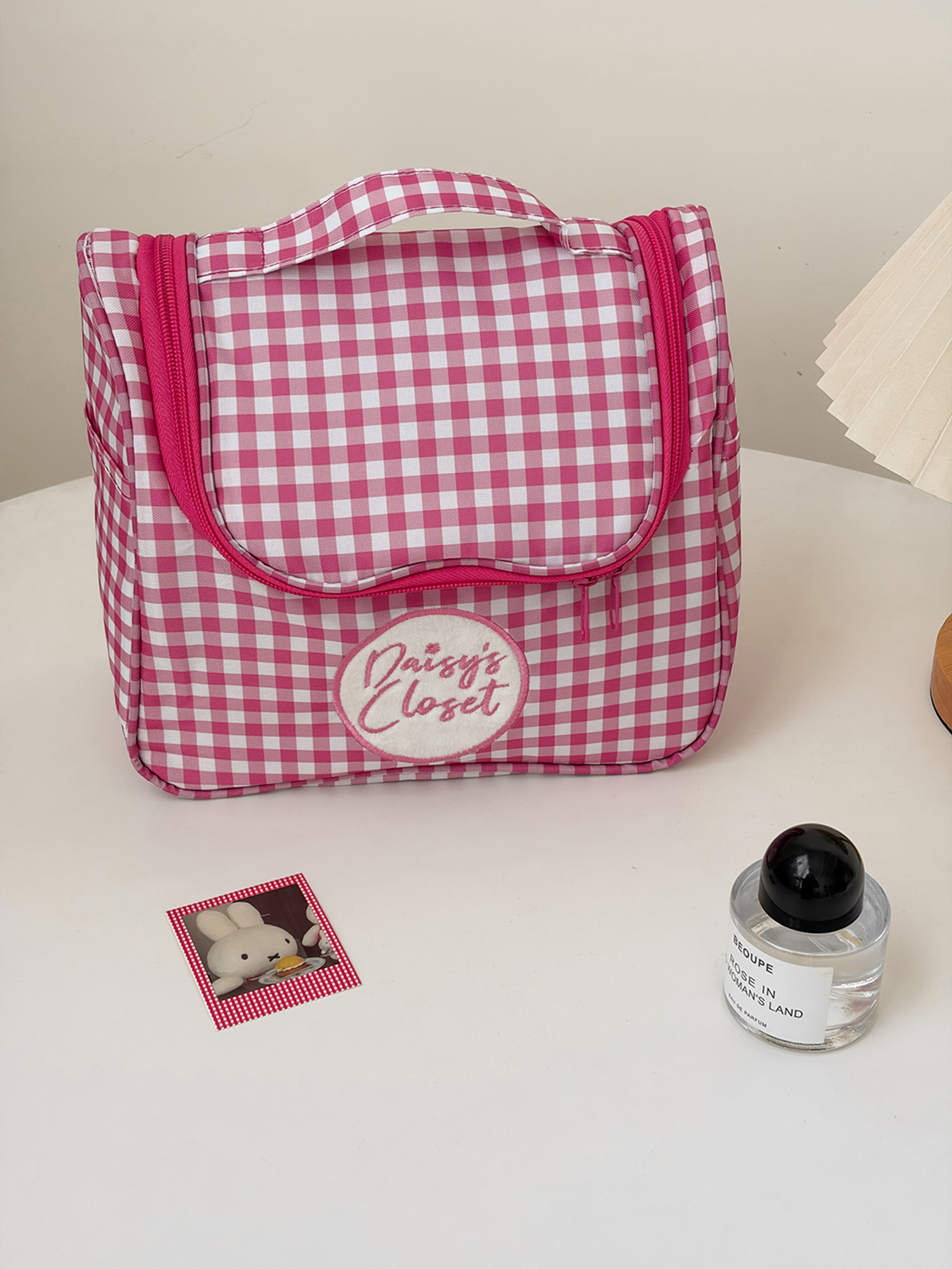 Airfriend Cute Grid Makeup Bag – Luxury Bags In China Wholesale recenzja i cena