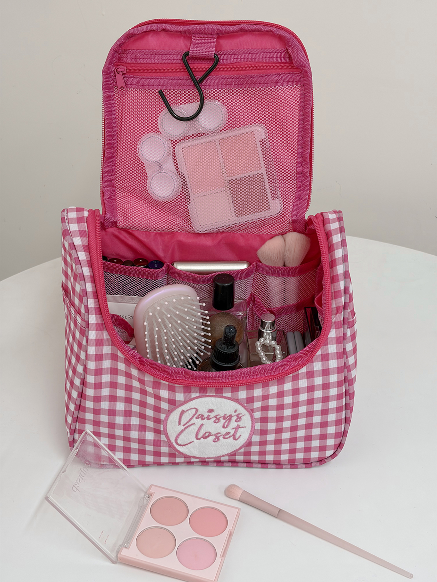 Airfriend Cute Grid Makeup Bag – Luxury Bags In China Wholesale recenzja i cena