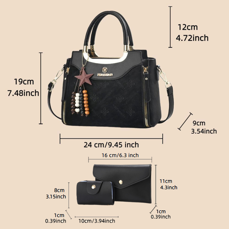 Stylish women's handbag, solid – Luxury Bags & Leather Repair Of Atlanta recenzja i cena