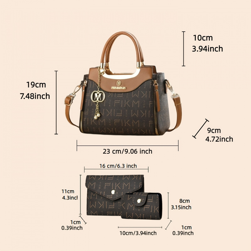 3-piece set of light luxury hi – Luxury Bags & Leather Repair Of Atlanta recenzja i cena