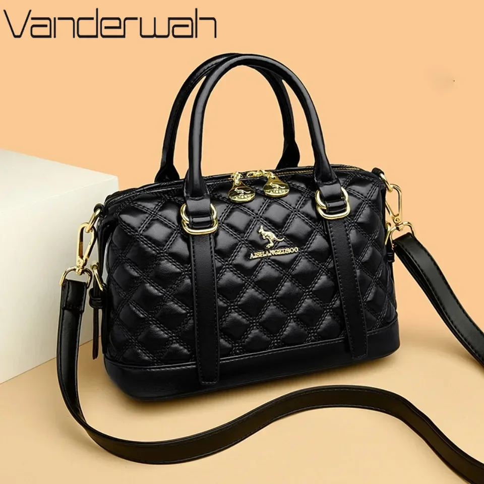 High Quality Soft Leather Tote – Luxury Quilted Bags recenzja i cena