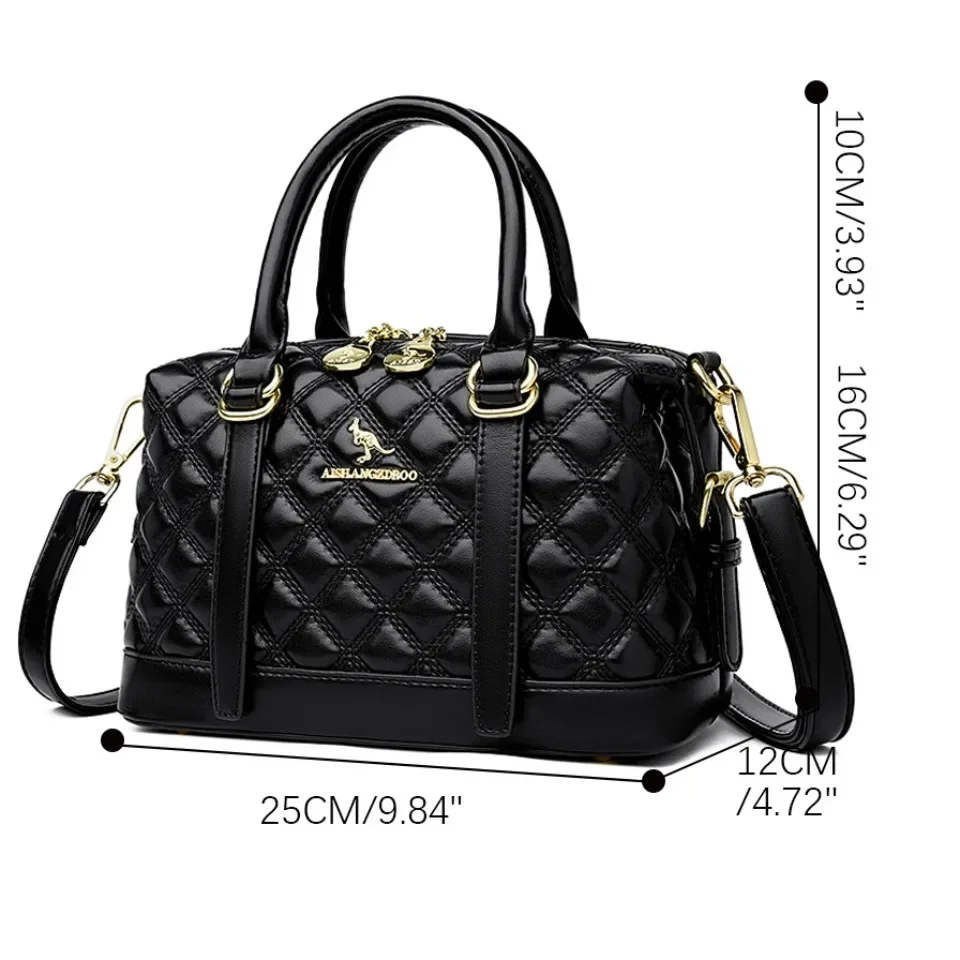 High Quality Soft Leather Tote – Luxury Quilted Bags recenzja i cena