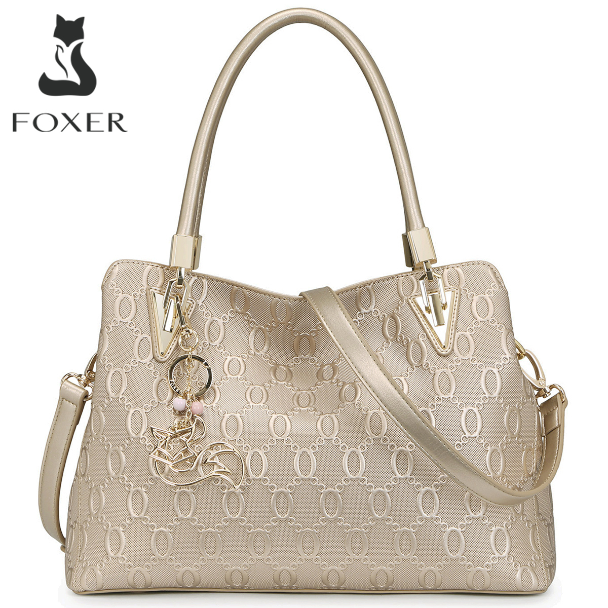 FOXER Brand Cowhide Leather Wo – Luxury Quilted Bags recenzja i cena