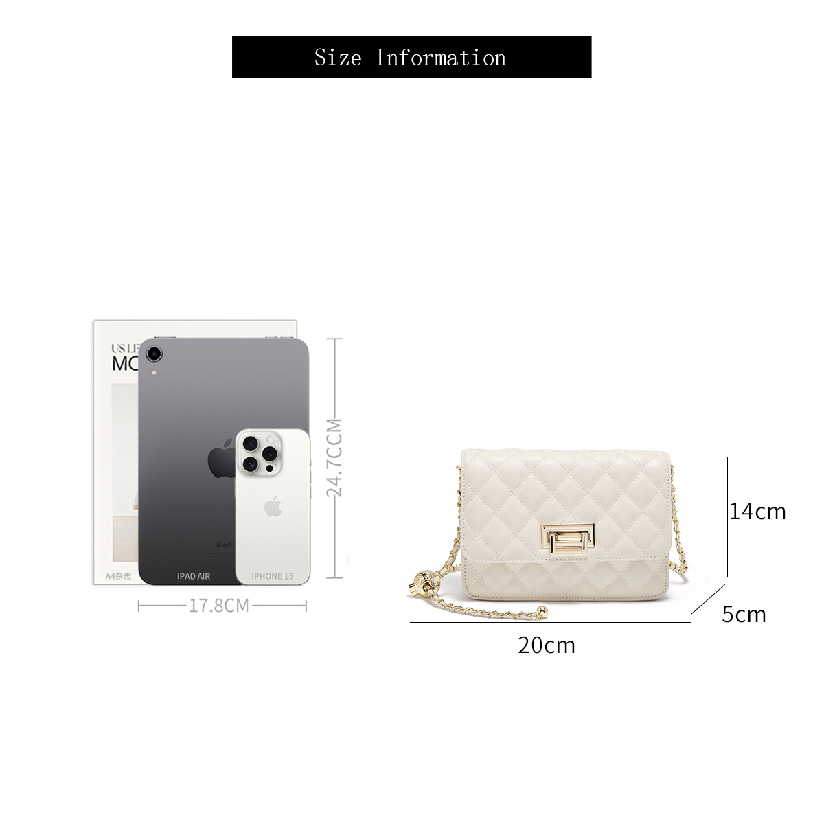 FOXER 2026 Women White Quilted – Luxury Quilted Bags recenzja i cena