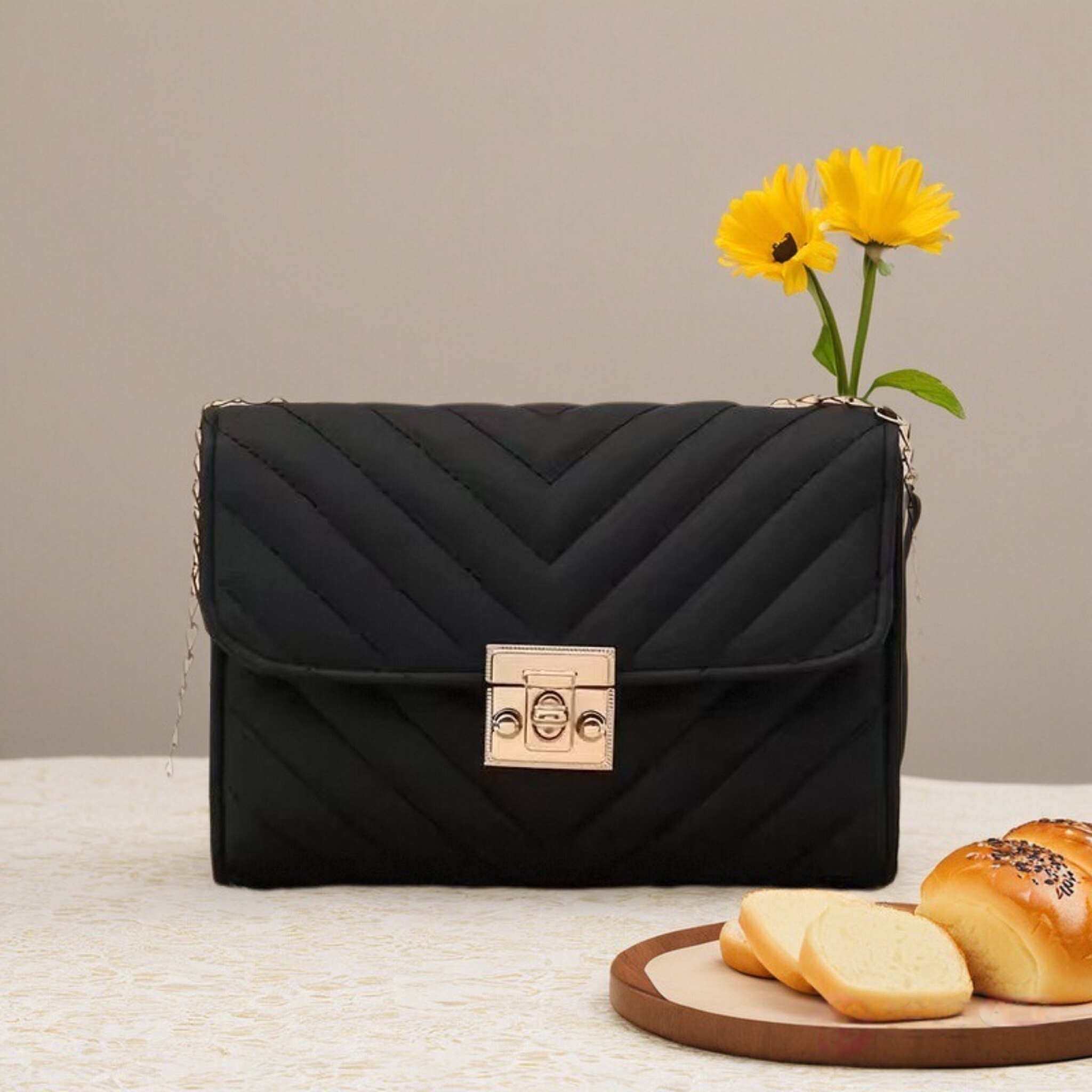 Luxury V-Chevron Quilted Chain – Luxury Quilted Bags recenzja i cena