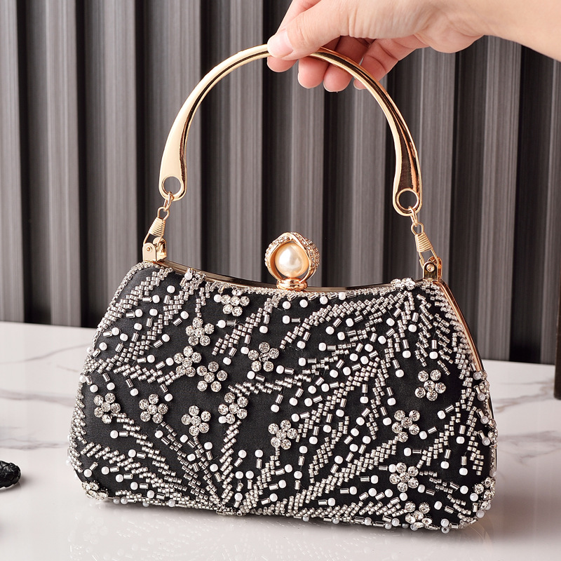 Black Handbag Beading Vintage  – Luxury Bags In China Wholesale recenzja i cena
