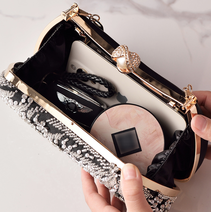 Black Handbag Beading Vintage  – Luxury Bags In China Wholesale recenzja i cena