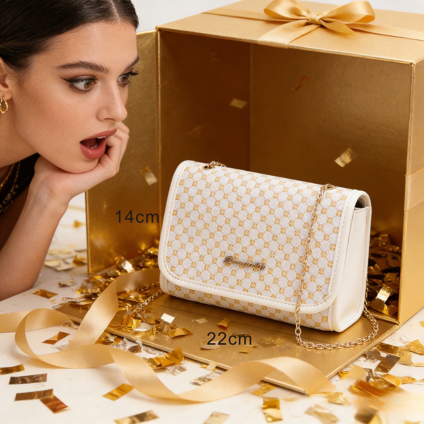 Women's Vintage Handbag with G – Luxury Quilted Bags recenzja i cena