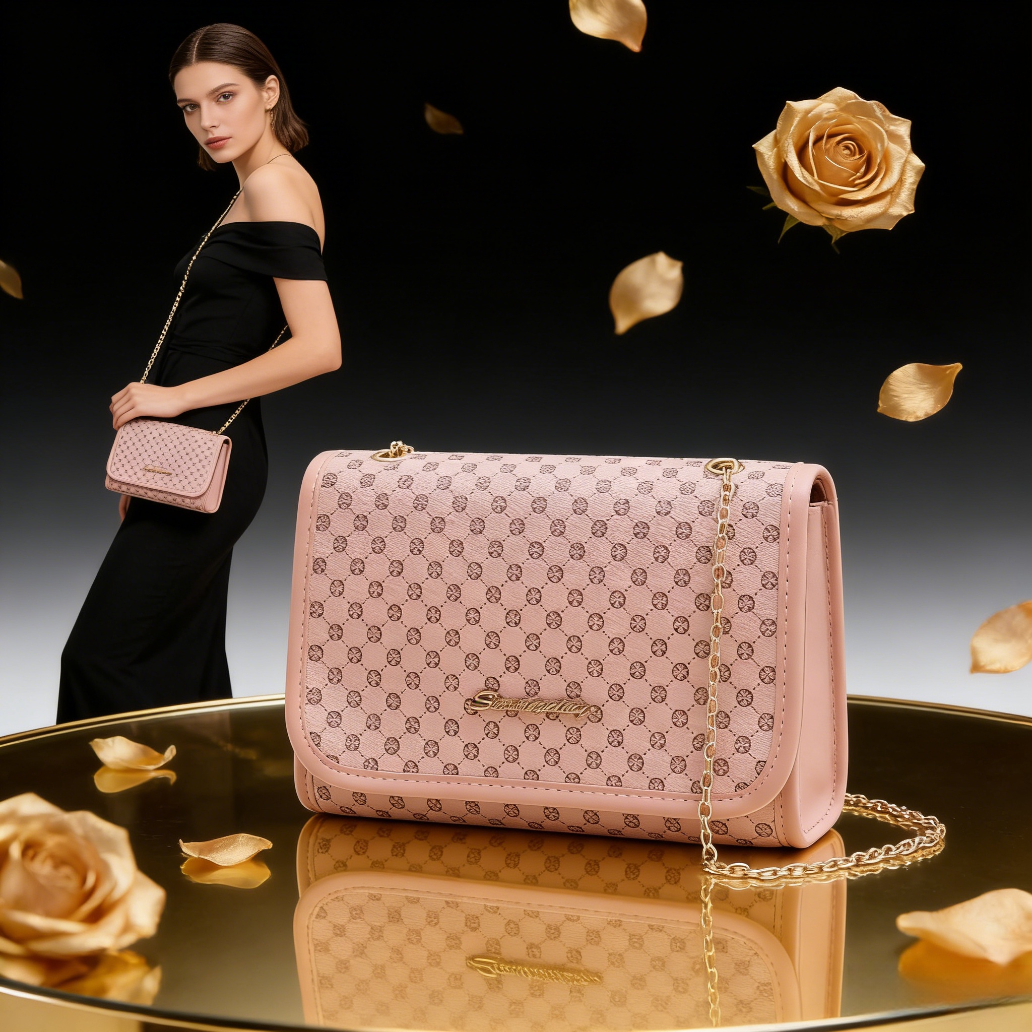 Women's Vintage Handbag with G – Luxury Quilted Bags recenzja i cena