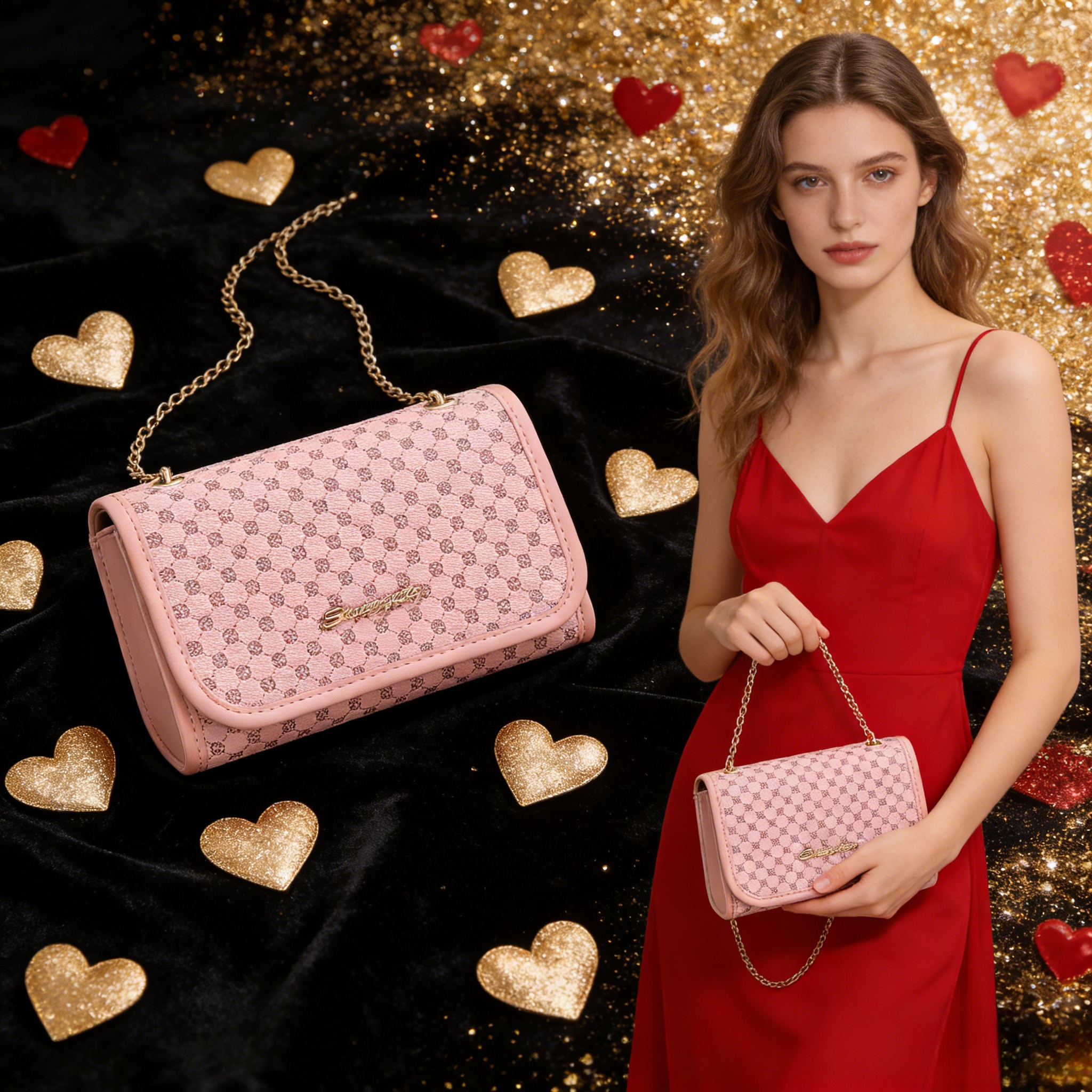 Women's Vintage Handbag with G – Luxury Quilted Bags recenzja i cena
