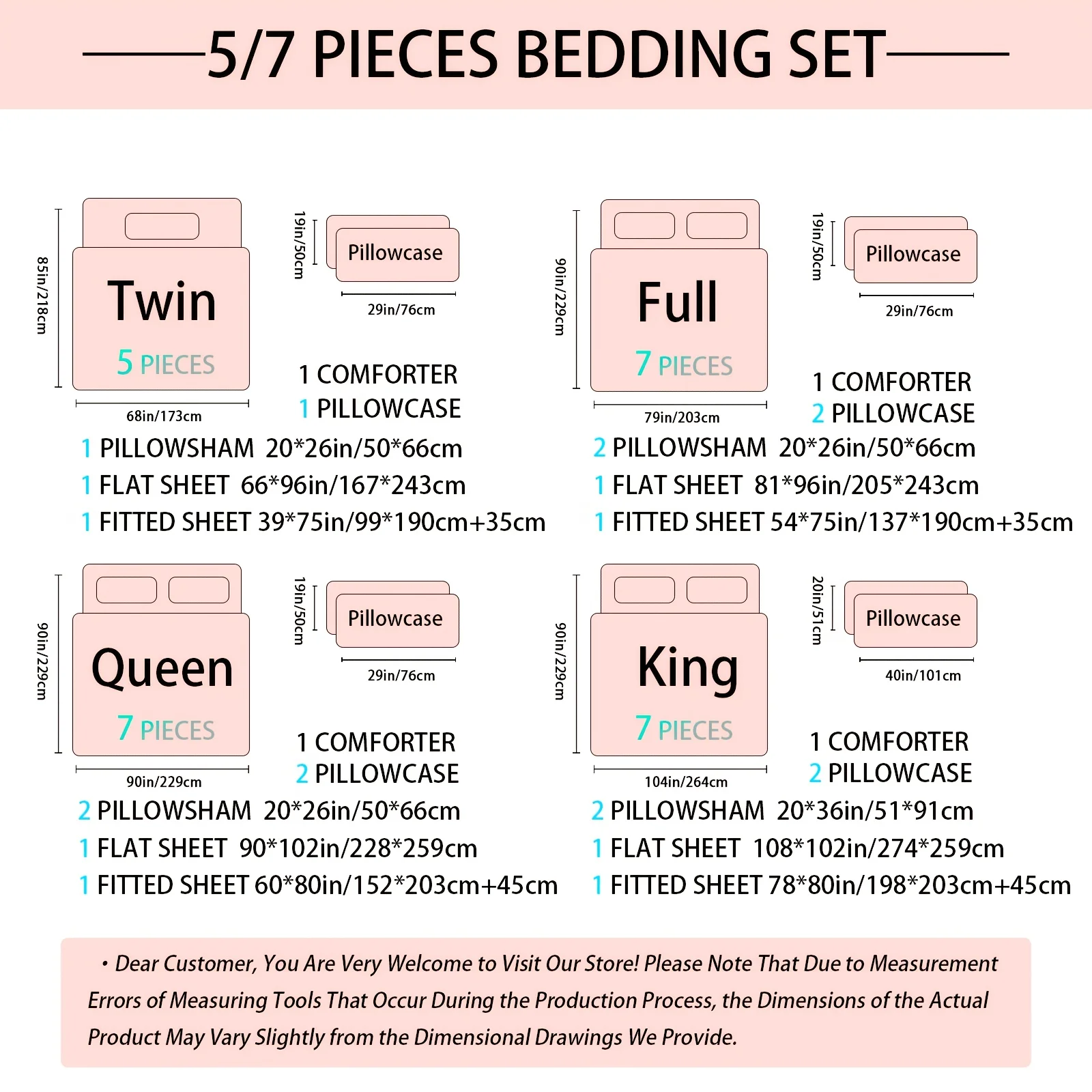 5/7pcs Queen Pinched Pleat Com – Luxury Bags In Pakistan recenzja i cena